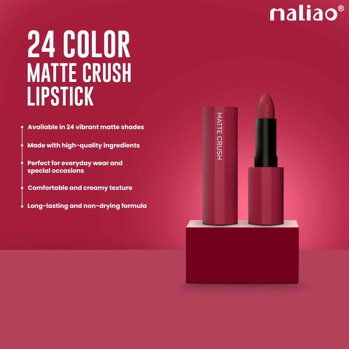 Maliao Matte Crush Lipstick